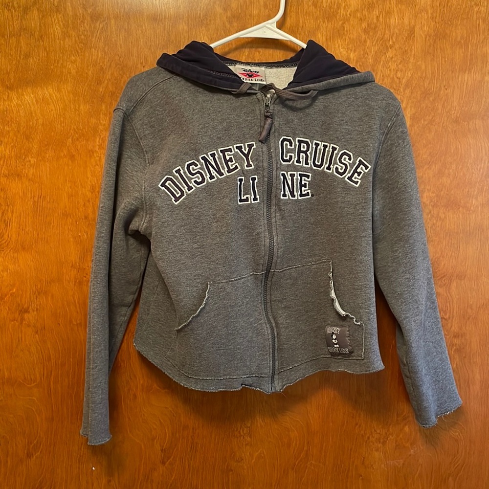 Disney Cruise Line Cropped Zip Up Hoodie